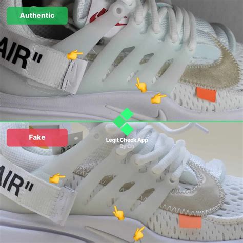 nike presto off white fake vs real|sneaker news presto off white.